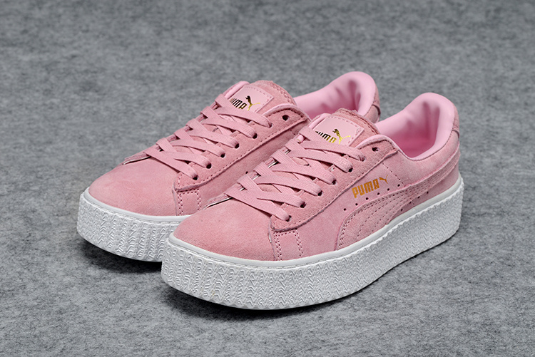 puma suede rose pale pas cher